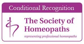 Society of Homeopaths Recognised Society of Homeopaths Recognised