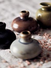 Ayurveda set of small vases