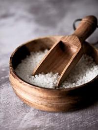 Homeopathy remedies in wooden bowl