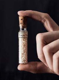 Homeopathy remedy in hand