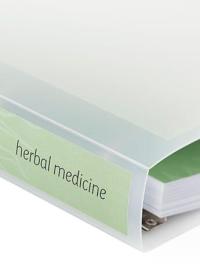 Herbal medicine folder