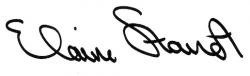 Elaine Stavert sig Elaine Stavert sig